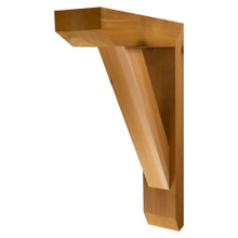 Cedar Bracket 13T12 — front view | Timber Build