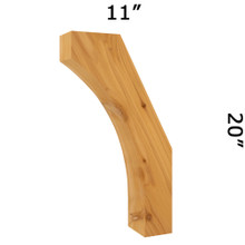 Cedar Knee Brace 62T2 — Western Red Cedar | Timber Build