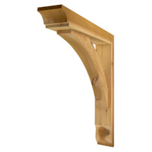 Cedar Bracket 10T28 — front view | Timber Build