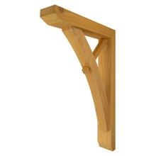 Cedar Bracket 13T1 — front view | Timber Build