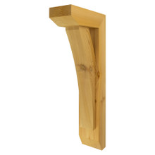 Cedar Bracket 13T17 — front view | Timber Build