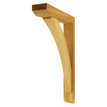 Cedar Bracket 13T15 — front view | Timber Build