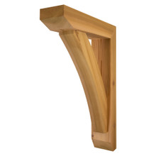 Cedar Bracket 13T4 — front view | Timber Build