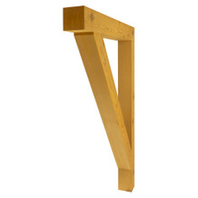 Cedar Bracket 18T11 — front view | Timber Build