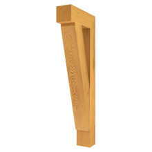 Cedar Bracket 18T12 — front view | Timber Build