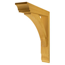 Cedar Bracket 10T21 — front view | Timber Build