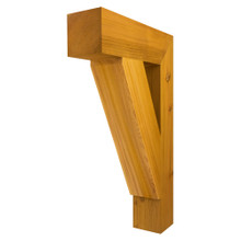 Cedar Bracket 18T30 — front view | Timber Build