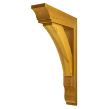 Cedar Bracket 10T24 — alternate front view | Timber Build