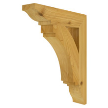 Cedar Bracket 14T5 — front view | Timber Build