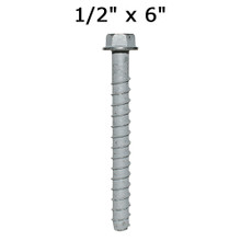 Titen HD Galvanized Screw Anchor 6in