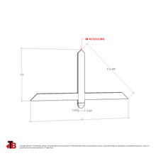 Cedar Gable Bracket 42T84 — dimensional sketch | Timber Build