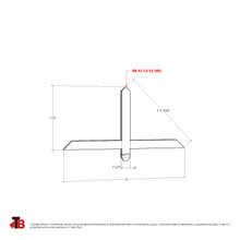 Cedar Gable Bracket 42T60 — dimensional sketch | Timber Build