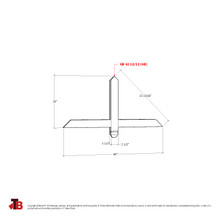 Cedar Gable Bracket 42T48 — dimensional sketch | Timber Build