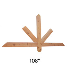 Cedar Gable Bracket 47T108 — Western Red Cedar | Timber Build