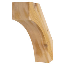 Cedar Knee Brace 62T6 — front view | Timber Build