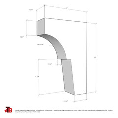 Wood Corbel 26T4