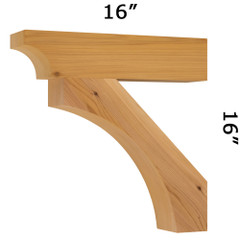 Wood Bracket 19T1 (19T1-1616)