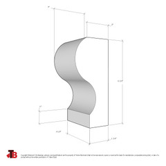 Wood Corbel 25T1