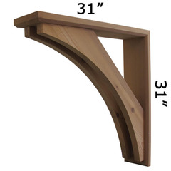 Wood Bracket 12T16 Crafted By ProWoodMarket