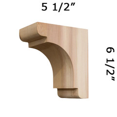 Wood Corbel 31T2S Crafted By ProWoodMarket