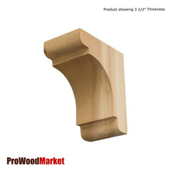 Wood Corbel 31T2S Crafted By ProWoodMarket