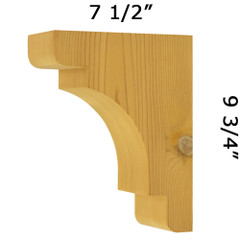 Wood Corbel 31T4S (C31T4S7.5X9.75)