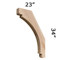 Wood Brace 63T14S Crafted By ProWoodMarket