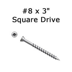 Stainless Steel #8 x 3 Screw Crafted By