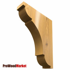 Wood Corbel 21T8 Crafted By ProWoodMarket