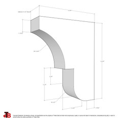 Wood Corbel 29T5