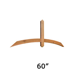 Gable Bracket 40T60 Crafted By ProWoodMarket