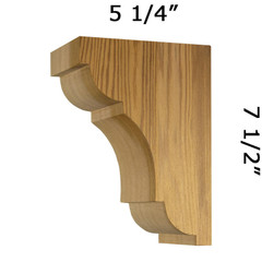 Wood Corbel 21T1 (C21T151-4x71-2)