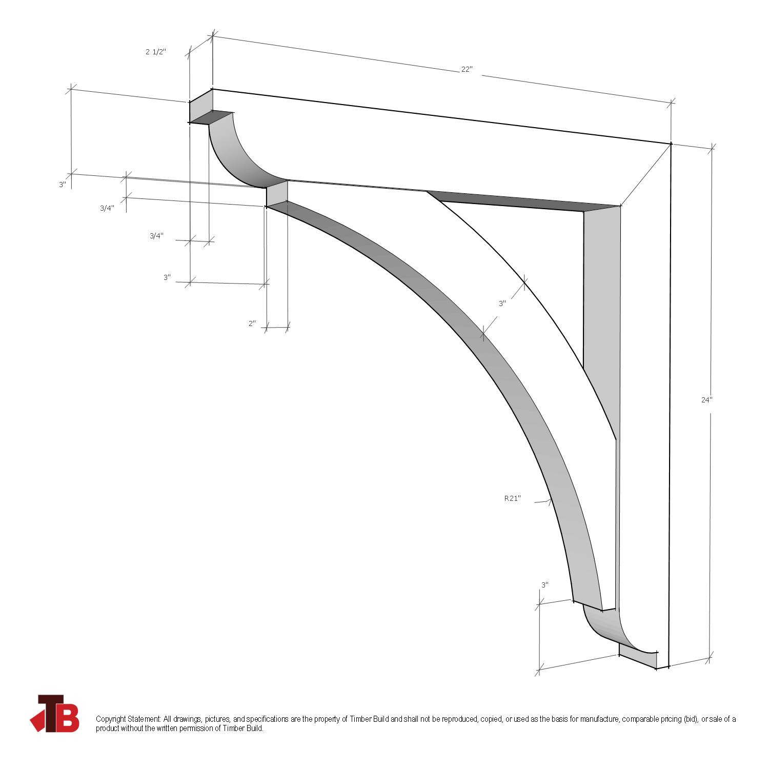 Wood Bracket 10T17 - Timber Build