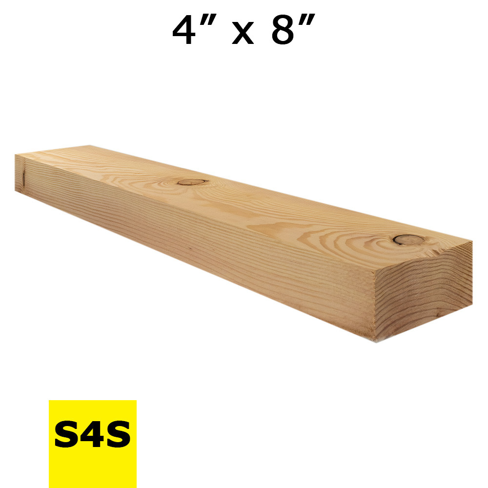 4x8 Douglas Fir Timber – Rough Sawn | Structural Framing and Beam Lumber