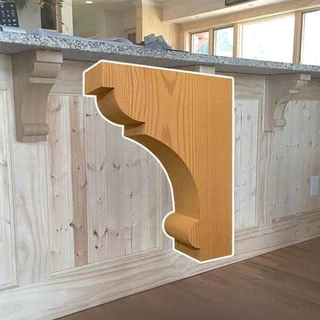 Wood corbels