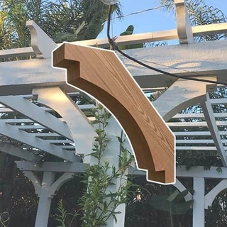 Wood knee braces