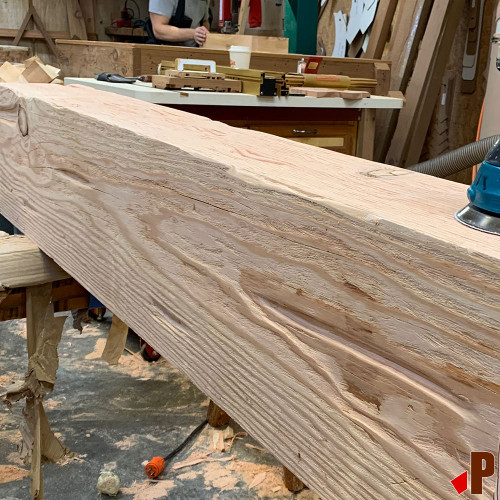 Rustic finish on Douglas Fir, example 4