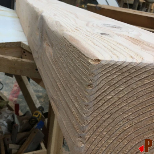 Rustic finish on Douglas Fir, example 3