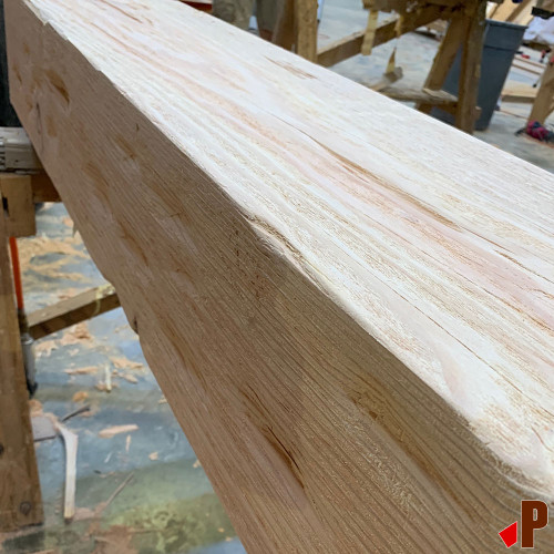 Rustic finish on Douglas Fir, example 1
