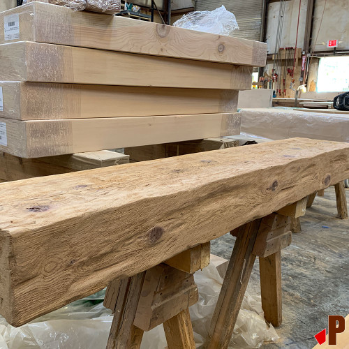 Rustic finish on Western Red Cedar, example 2