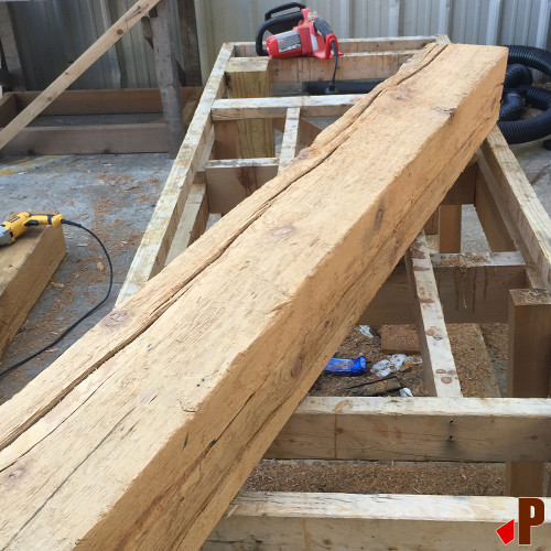Rustic finish on Western Red Cedar, example 1