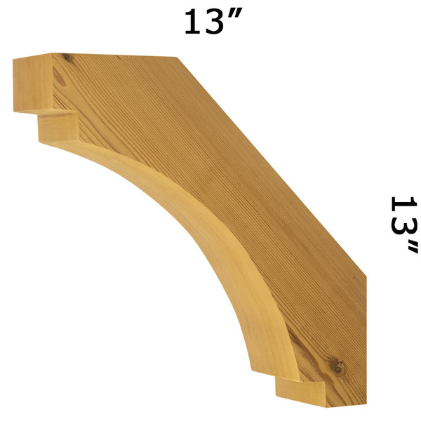 Cedar Knee Brace 67T1 — Western Red Cedar | Timber Build
