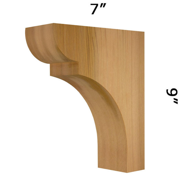 Wood Corbel 24T2 Handcrafted by Timber Build