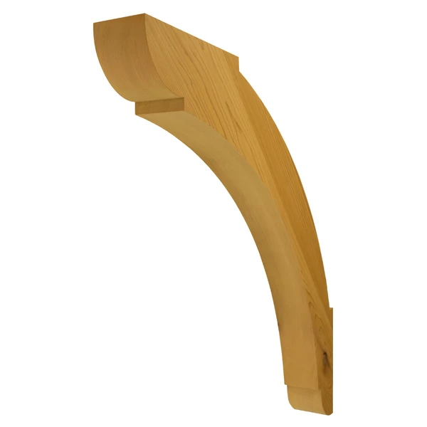 Cedar Knee Brace 65T6 — front view | Timber Build