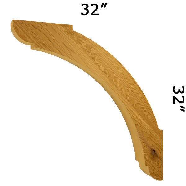 Cedar Knee Brace 65T6 — Western Red Cedar | Timber Build