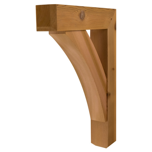 Cedar Bracket 13T5 — front view | Timber Build