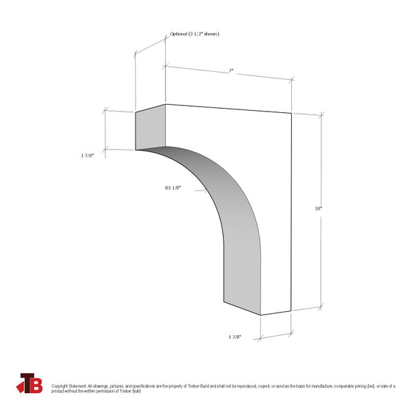 Wood Corbel 22T2