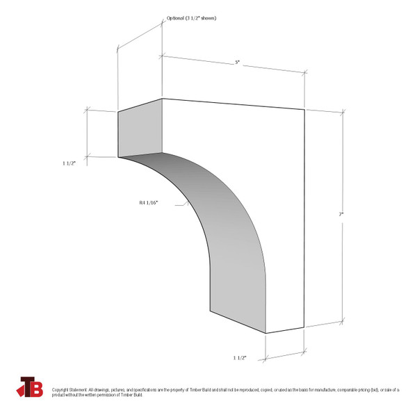 Wood Corbel 22T6