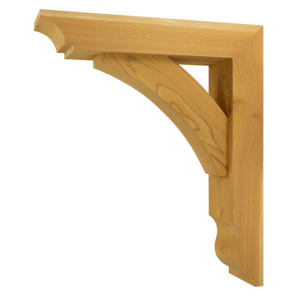 Cedar Bracket 10T12 — product photo on white background | Timber Build
