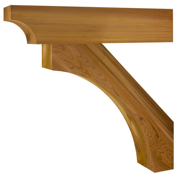 Cedar Bracket 19T2 — product photo on white background | Timber Build